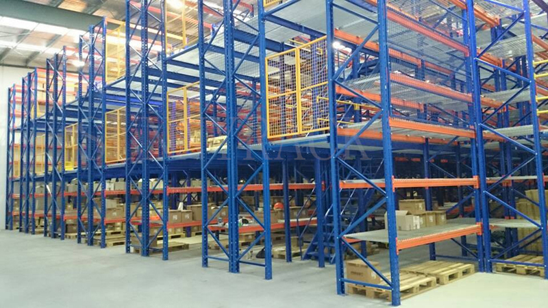 奔腾（澳洲）三层阁楼式货架案例